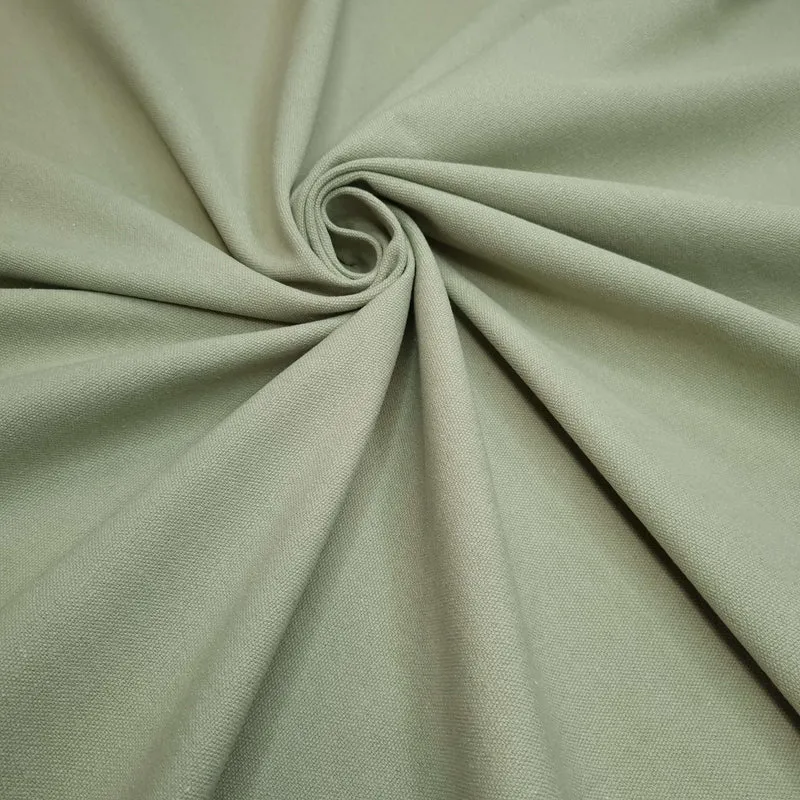 Tessuto Canvas Cotone H 140 cm - WASABI
