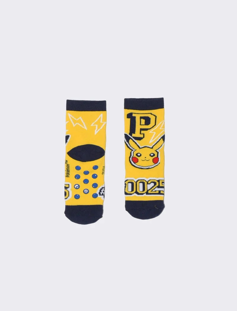 Calzini antiscivolo Pokémon e Spiderman - Giallo