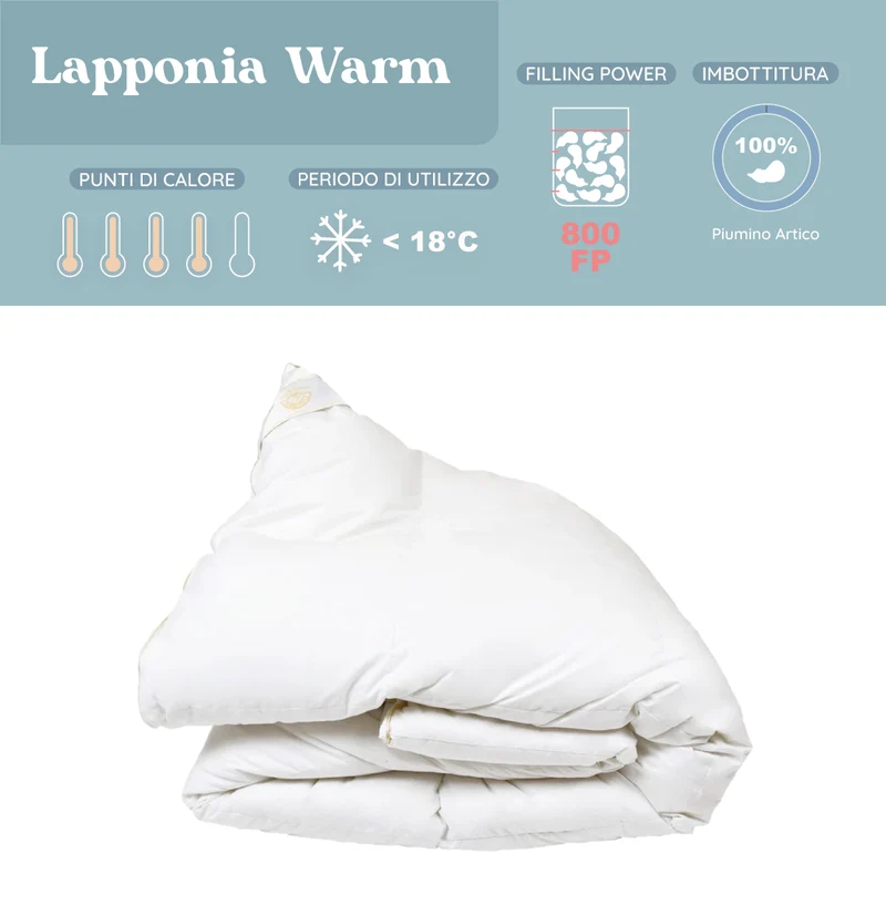 Daunex Lapponia 100% Piumino Artico