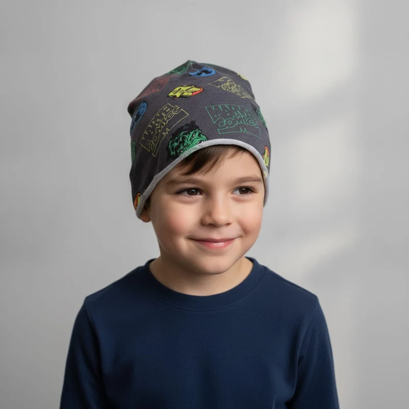 Cappello cuffia licenze leggero e comodo - Grigio
