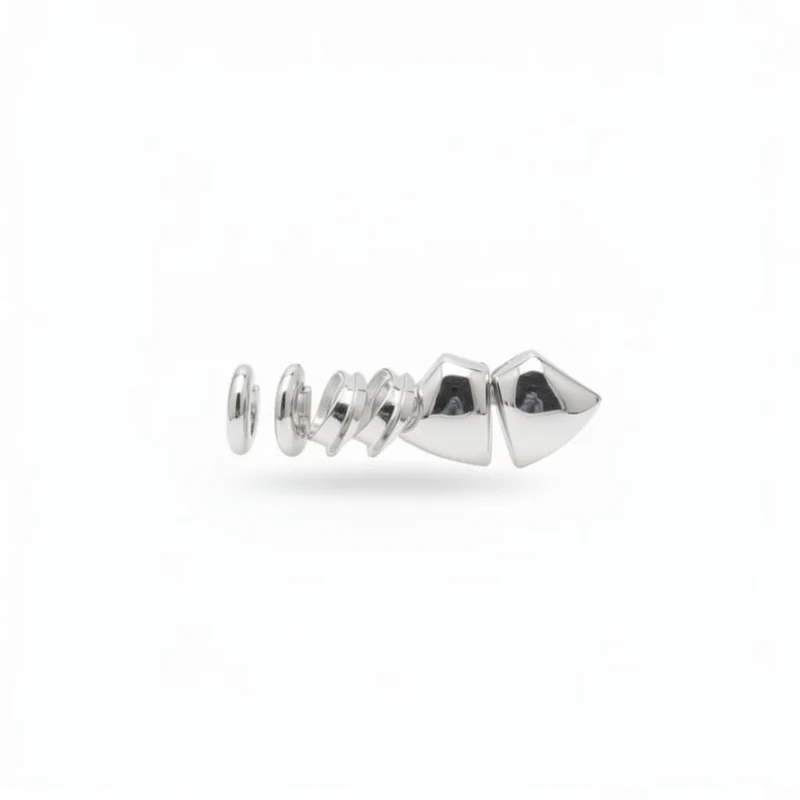Orecchini: 3 paia in forme diverse - Argento