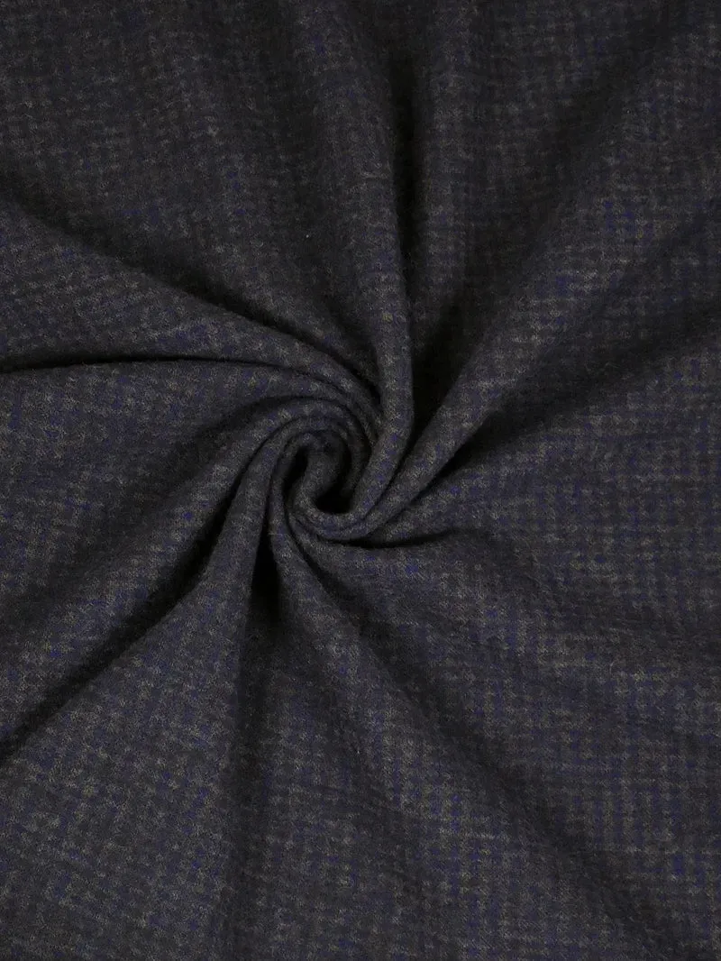 Jersey misto lana elasticizzato blu