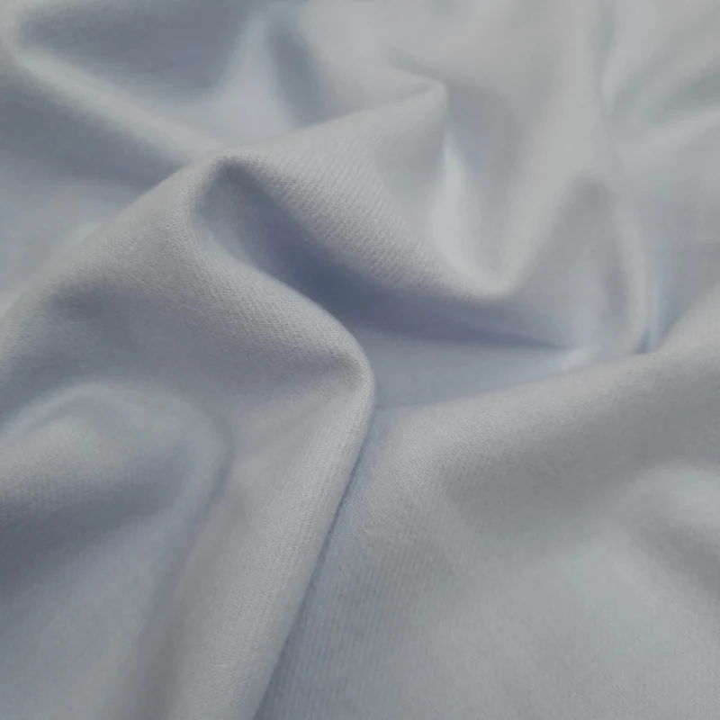 Flanella di Cotone H 160 cm - AZZURRO BABY