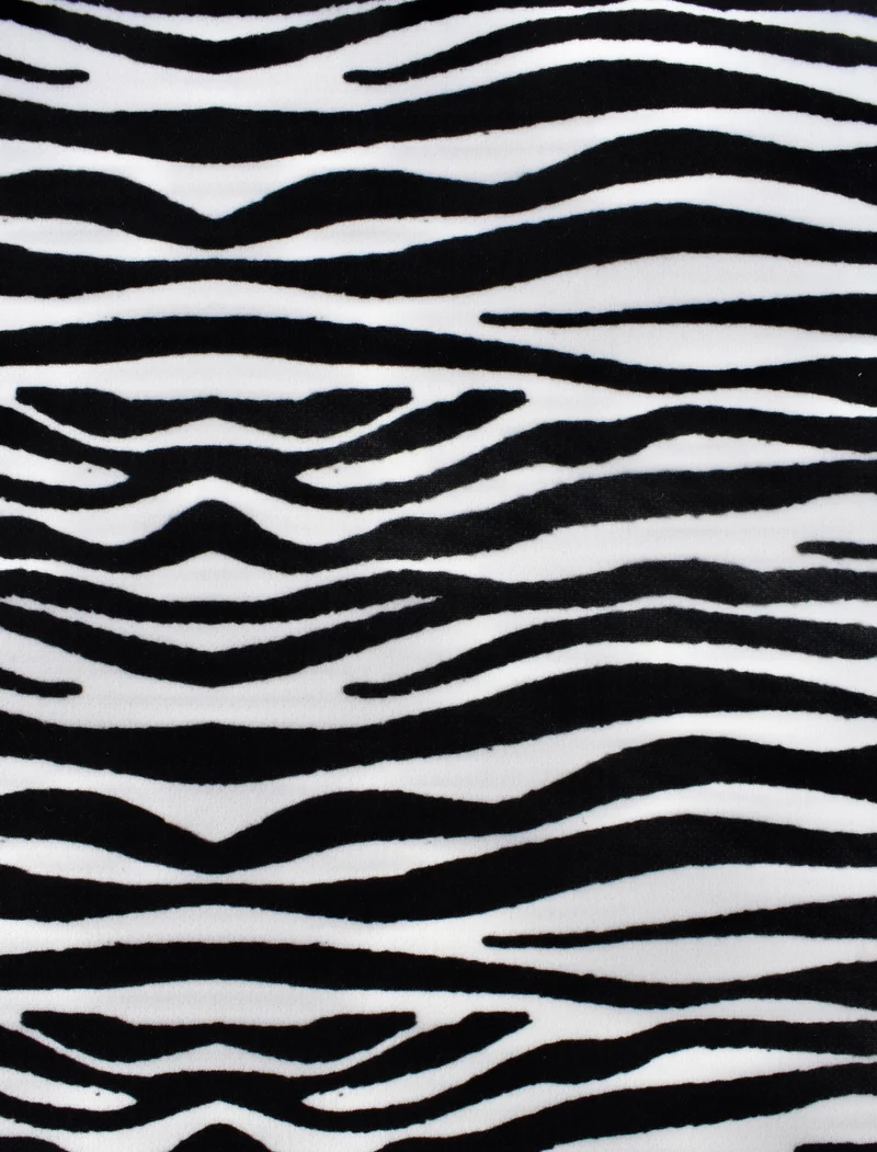 Raso stampa animalier zebrato