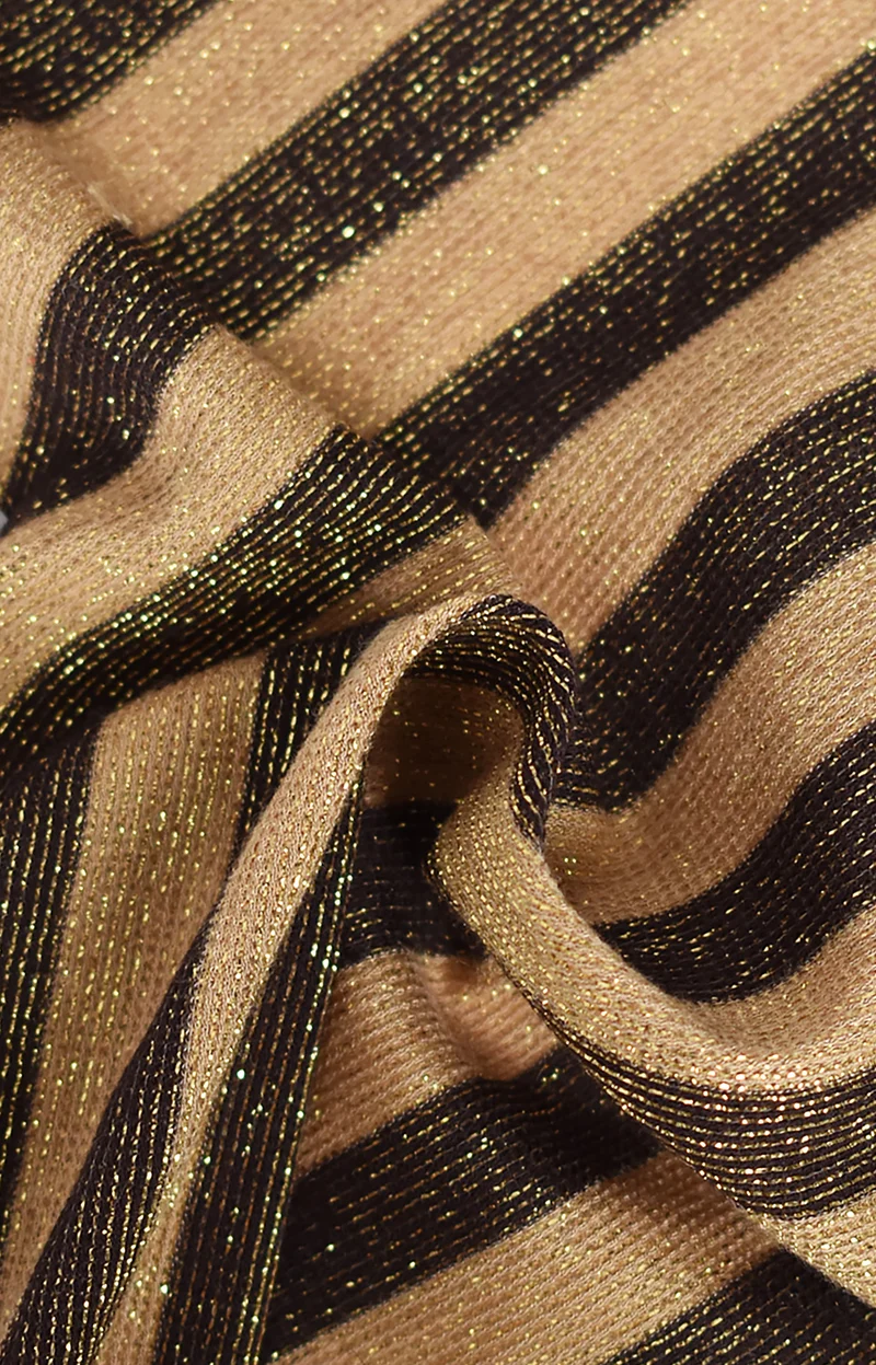 Jersey rigato lurex