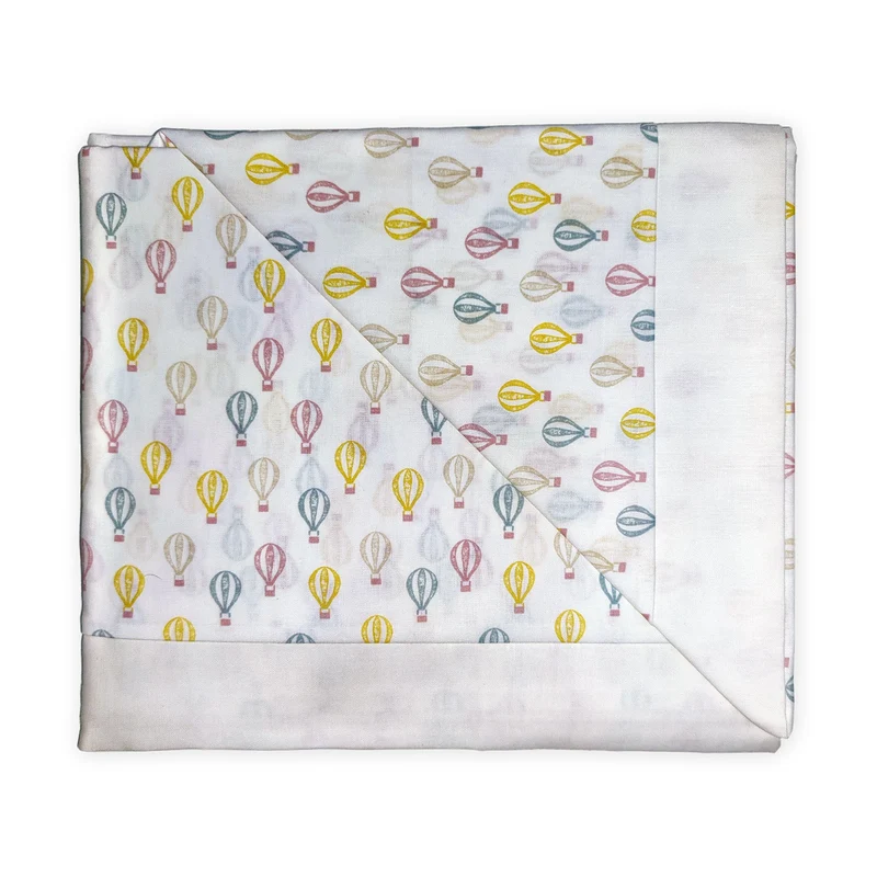 Completo Lenzuoline in Puro Cotone Fantasia Stampata - Balloon