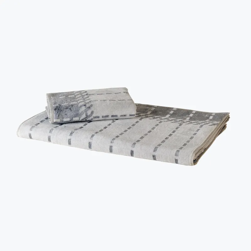 Asciugamano con Ospite torino silver Moderno in Spugna 500 gr/mq