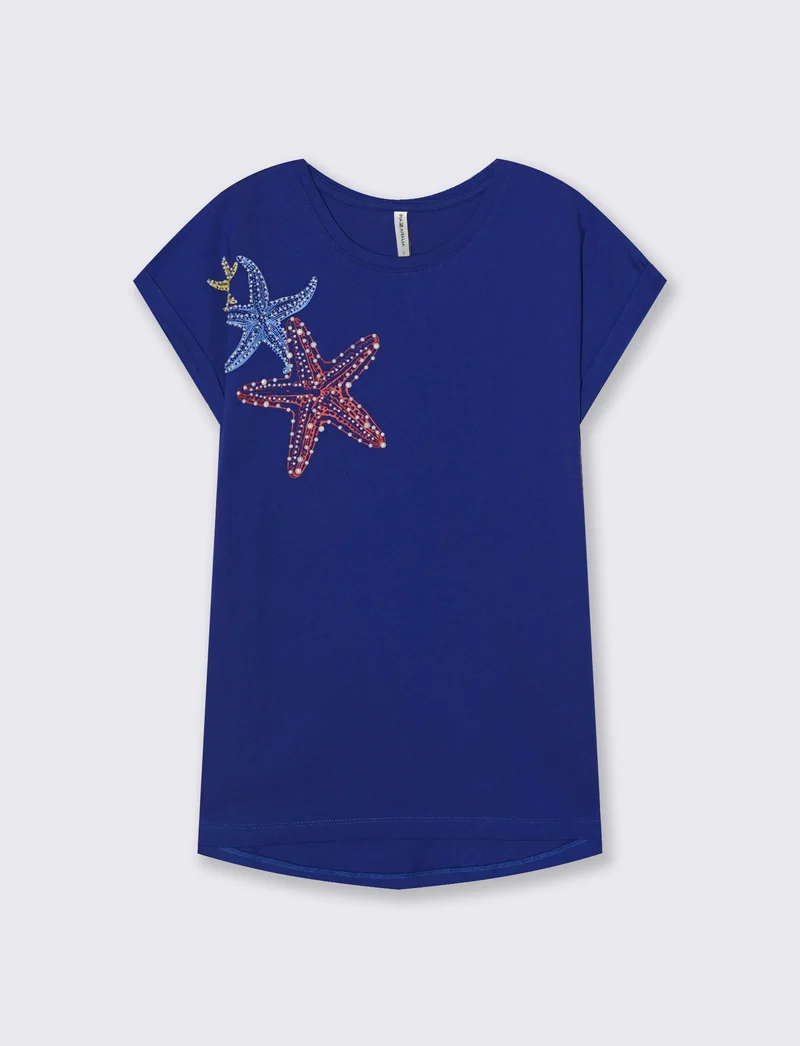 T-Shirt Manica Corta con Stampa - var 2
