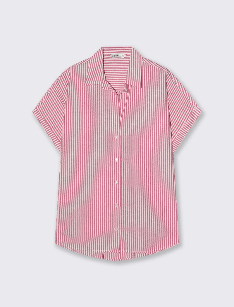 Camicia Mezza Manica Scollo a V - var 2