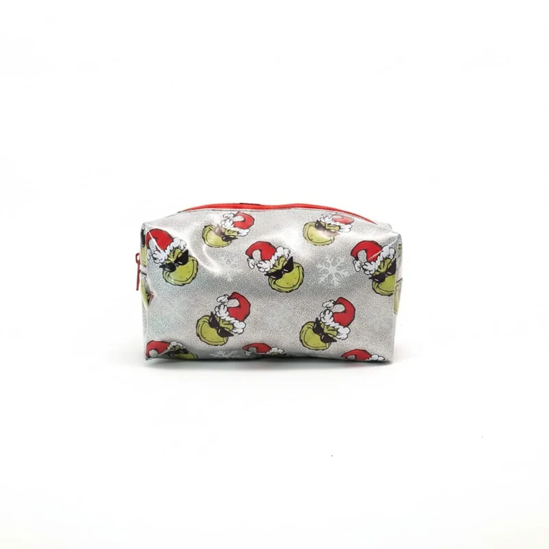 Pochette Grinch glitter per bambina - Argento