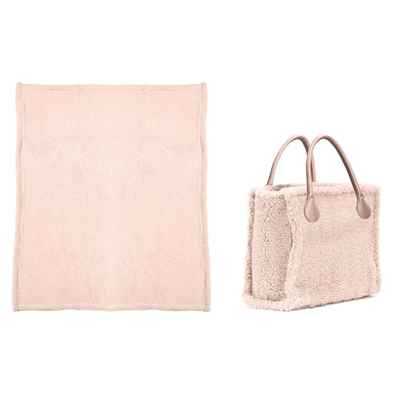 Plaid in MicroPile con Borsa Coordinata - Sofy