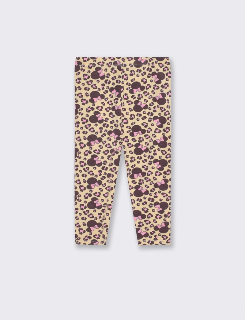Leggings leopardato con Minnie Disney - Fantasia