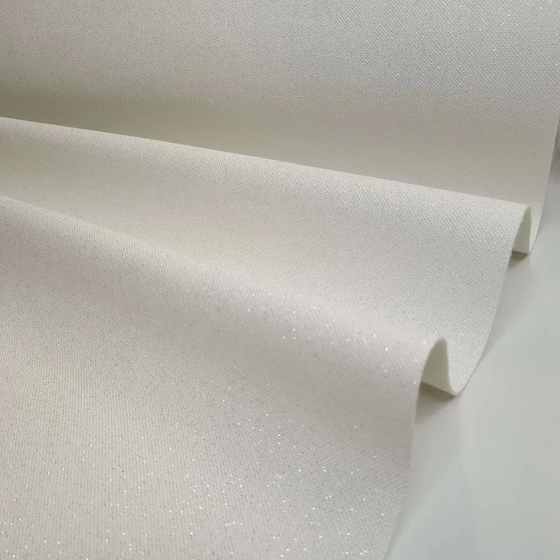 Similpelle H 140 cm - BIANCO CON LUREX