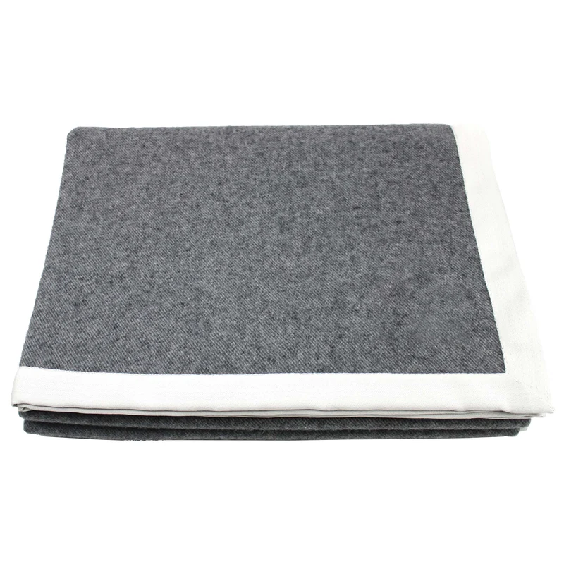 Coperta Leggera Lana e Cashmere Tinta Unita - Clara