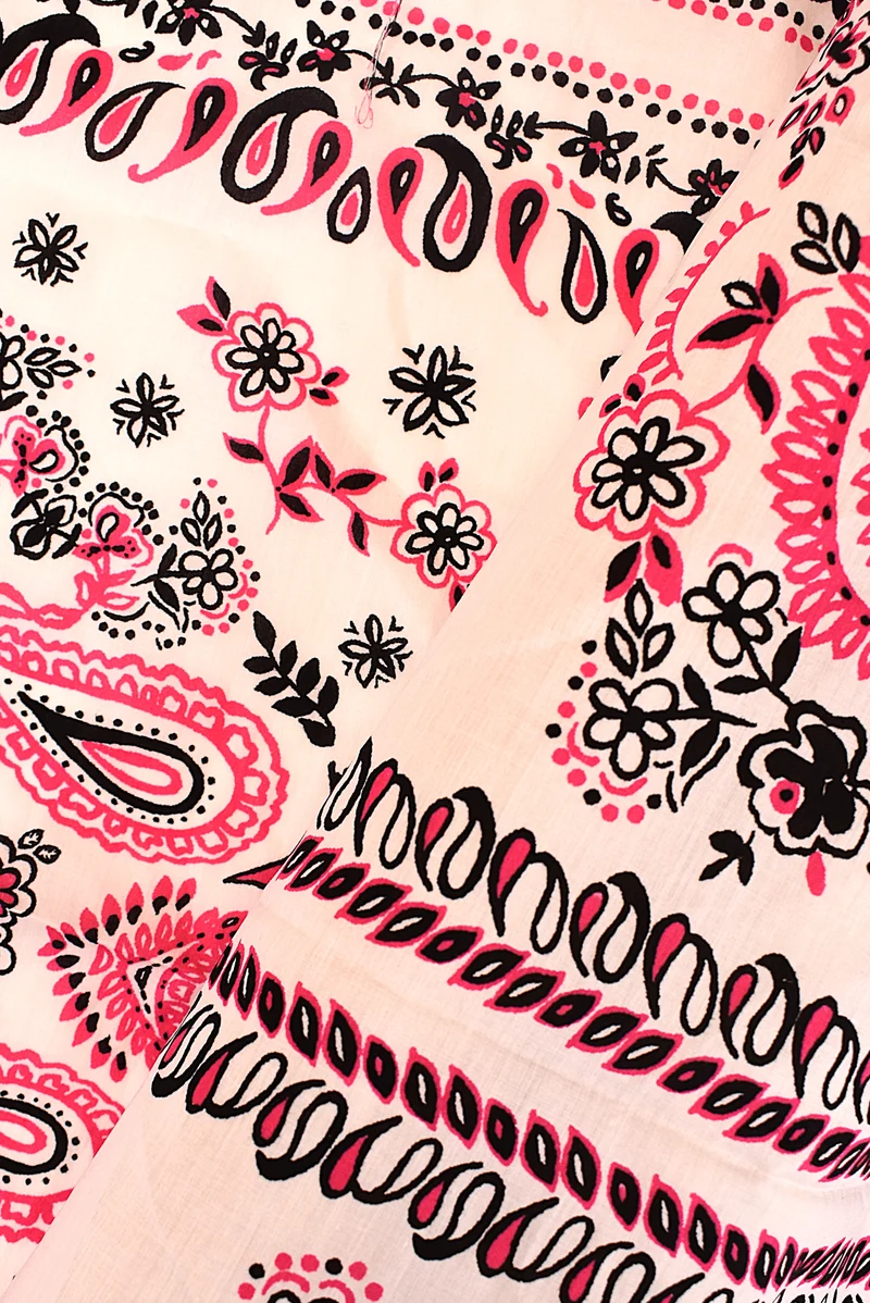 Popeline 100% cotone fantasia bandana