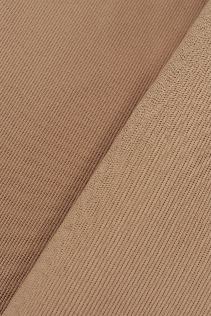 Maglia a costine stretch misto viscosa