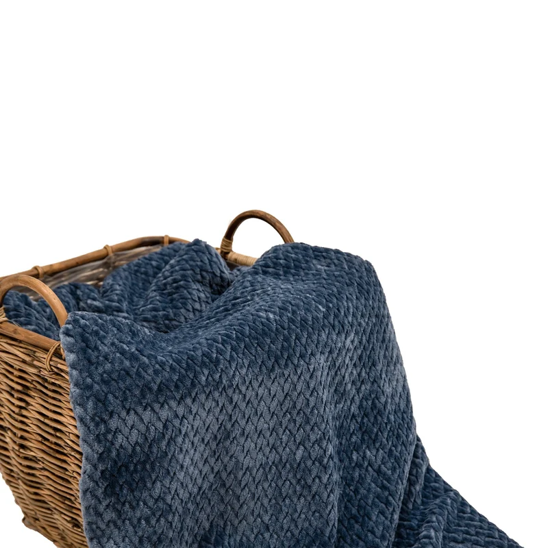 Coperta in Micropile fantasia Jacquard - Flannel Jacquard