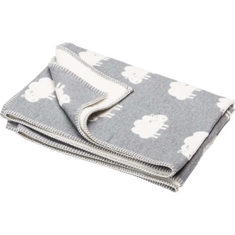 Plaid Invernale Reversibile in Caldo Cotone fantasia Pecorelle - Deco Sheep