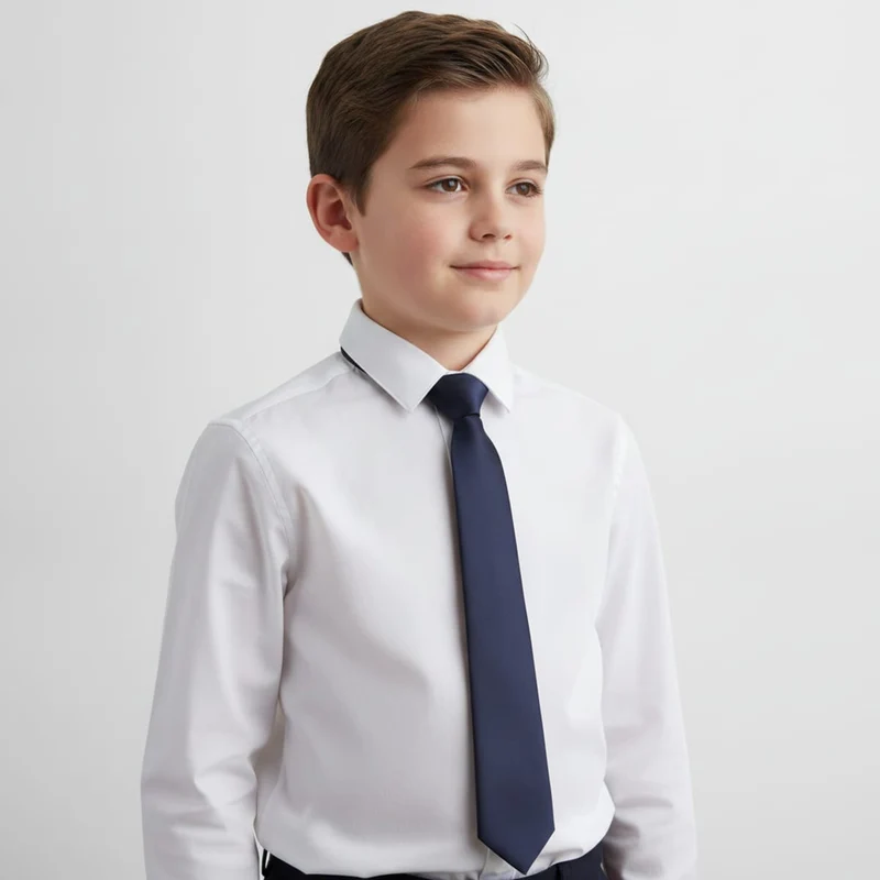 Cravatta per bambini con nodo elegante - Blu navy