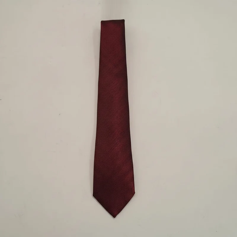 Cravatta e pochette uomo eleganti - Bordeaux