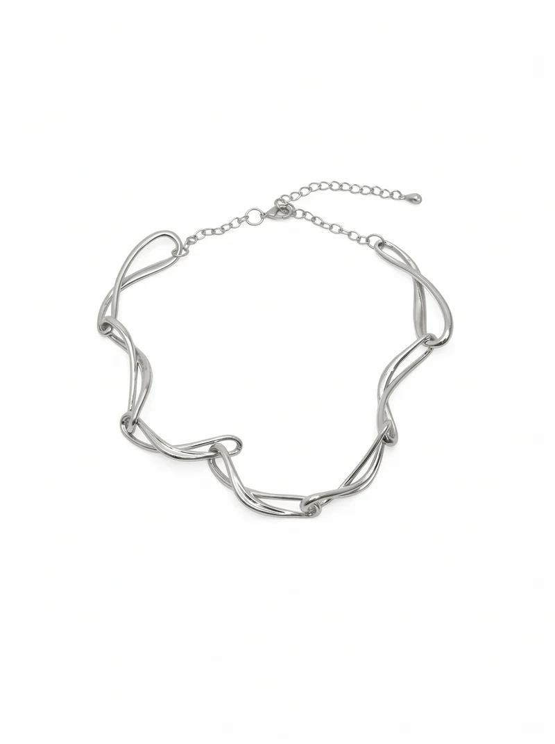 Collana Nodi Intrecciati - Argento
