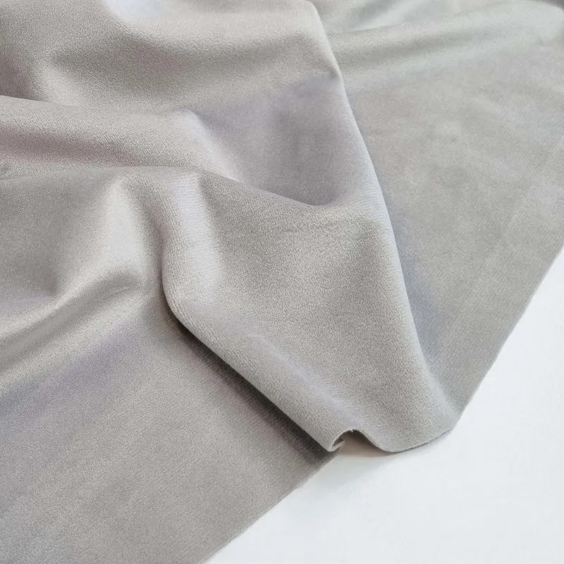 Velluto Liscio H 150 cm - GRIGIO CHIARO (FREDDO)