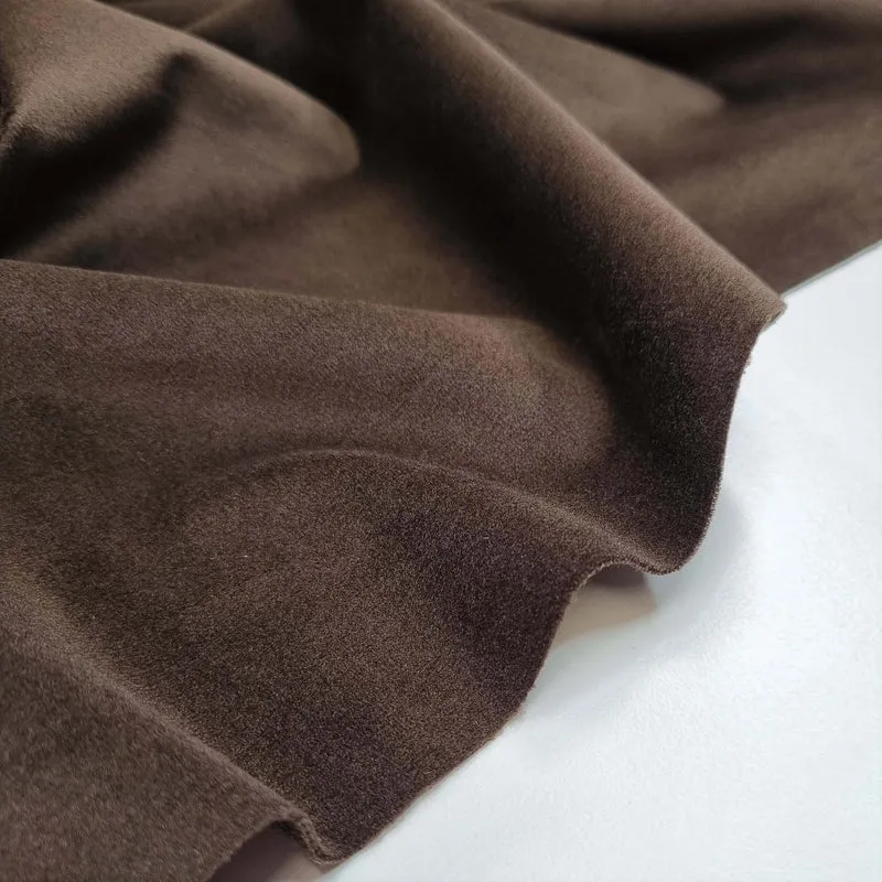 Velluto Liscio H 150 cm - CIOCCOLATO