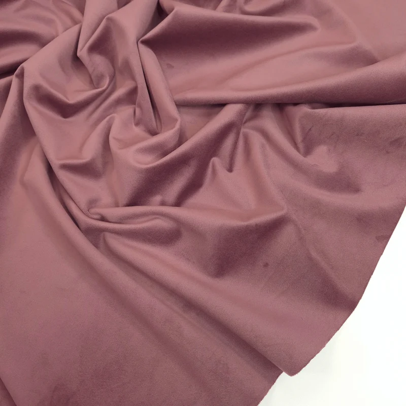 Velluto Liscio H 150 cm - ROSA NOSTALGIA