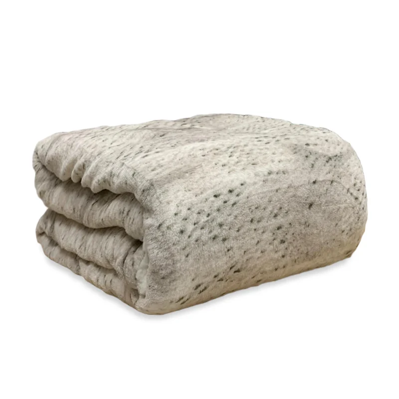 Plaid coperta Irge con ricciolino microfibra multifunzionale 210x240 cm 3520