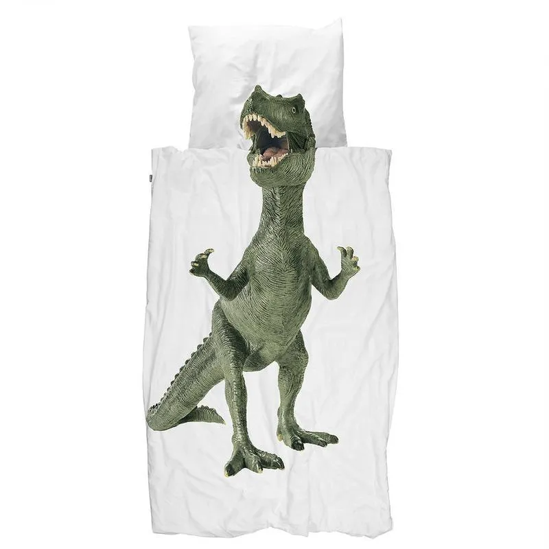 Snurk Parure Copripiumino in Puro Cotone - Dinosauro