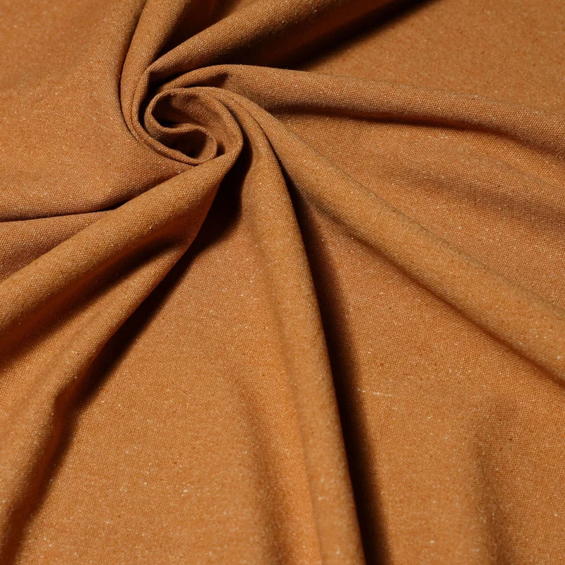 Tessuto Canvas Cotone H 140 cm - CANNELLA