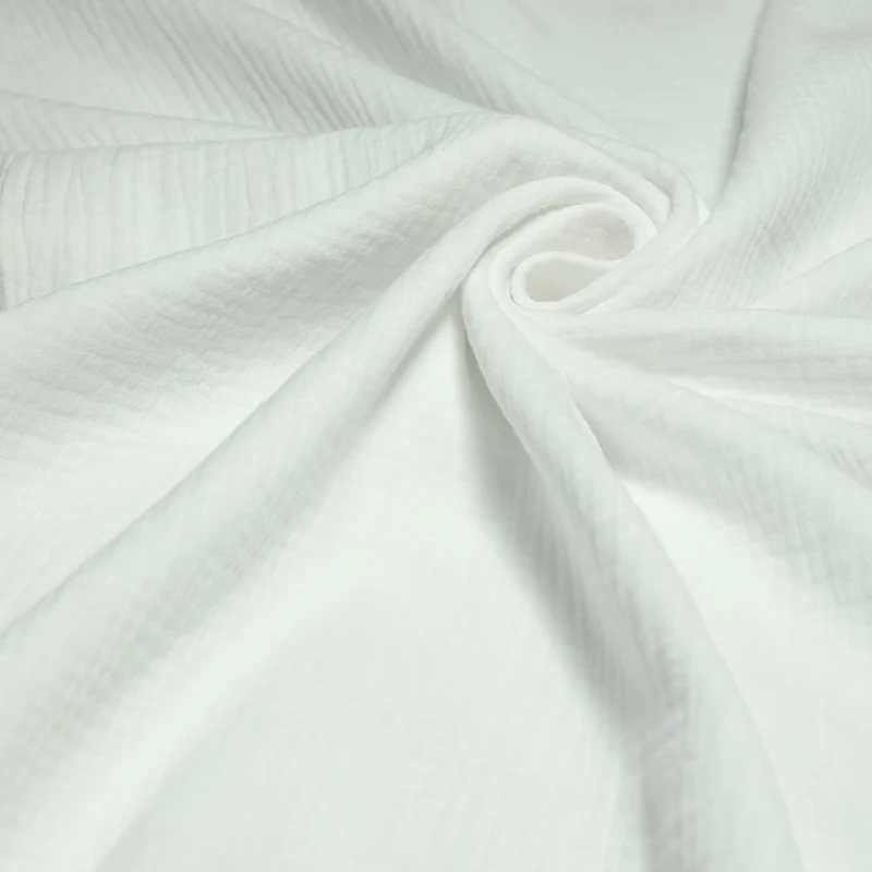 Mussola di Cotone Doppia Garza H 140 cm - LATTE