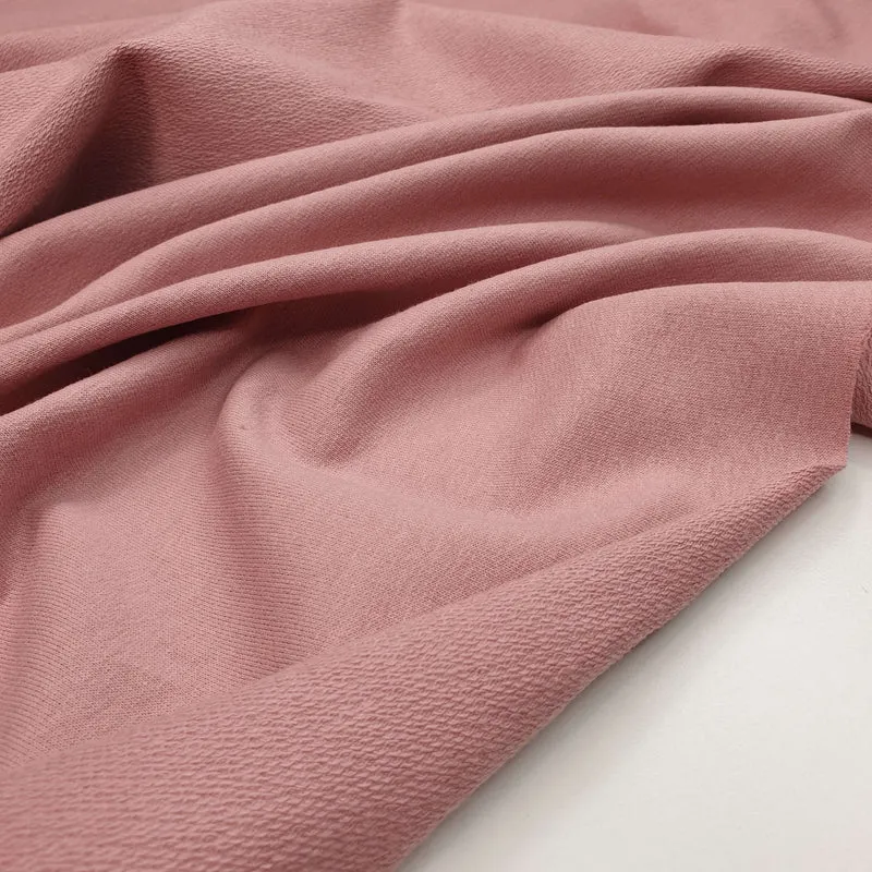 Felpa Garzata/French Terry H 180 cm - ROSA ANTICO