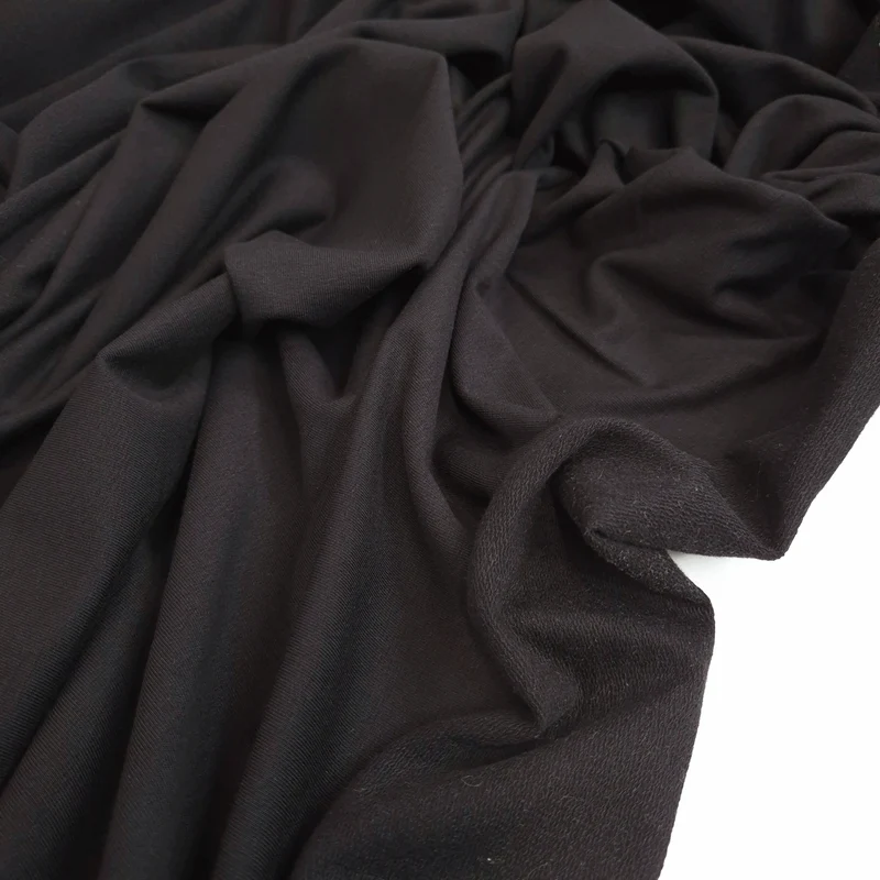 Felpa Garzata/French Terry H 180 cm - NERO