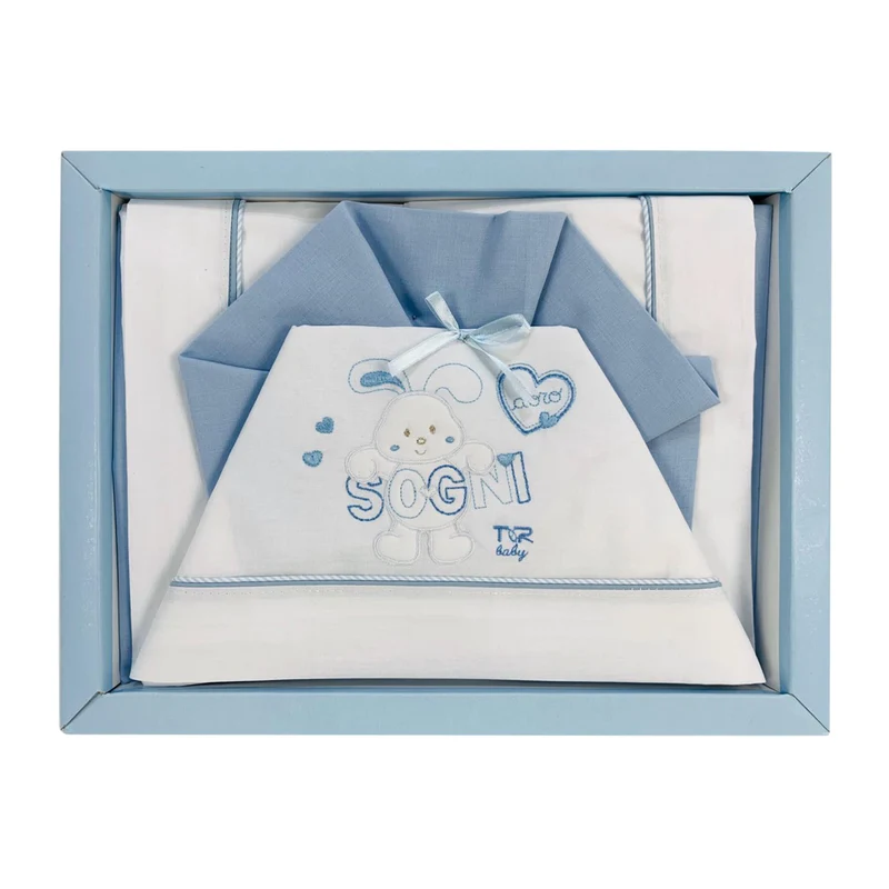 Coordinato culla carrozzina Piccole Emozioni neonato set 3 pezzi in cotone 2517
