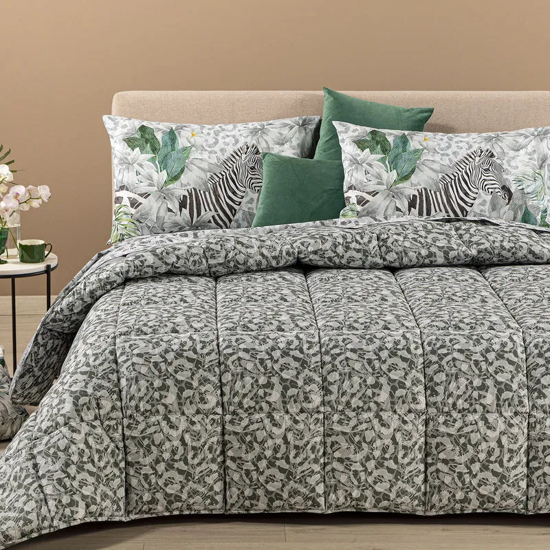Trapunta jungle in Cotone 300 gr/mq
