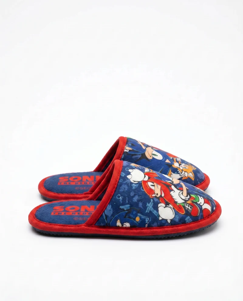Pantofola Sonic da bambino in blu - Blu