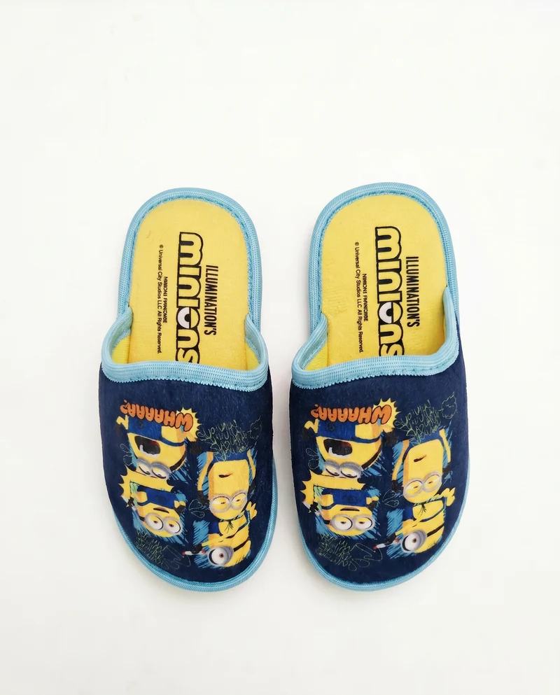 Pantofola Minions© per bambini blu - Blu
