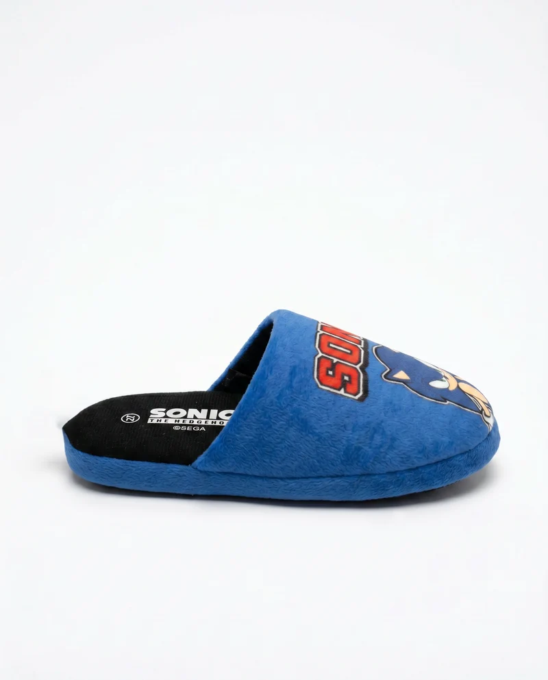 Pantofola Sonic© blu per bambini - Blu