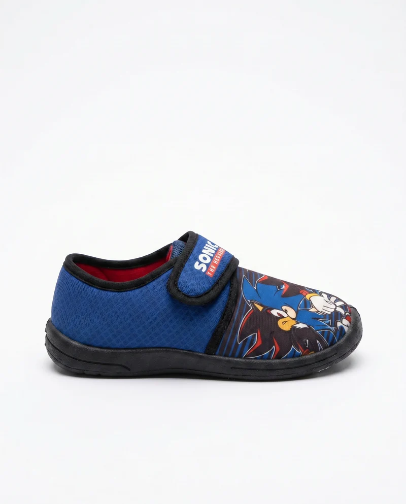 Pantofola strappo Sonic© per bambini - Blu
