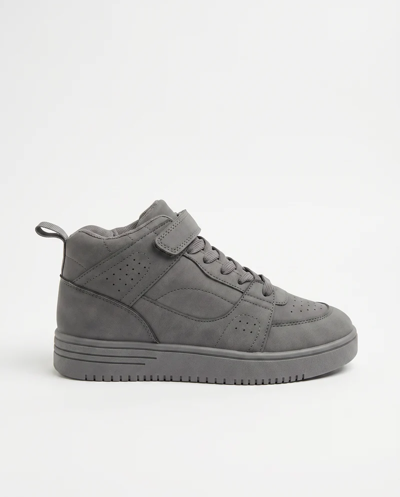 Sneakers monocolore grigie da bambino - Grigio