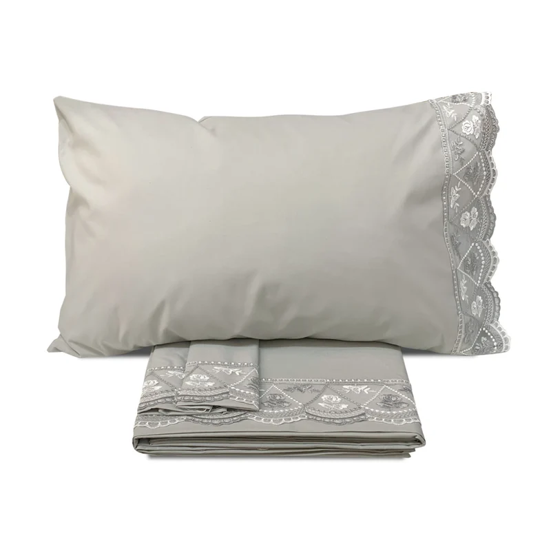 Completo lenzuola in cotone matrimoniale Renato Balestra 2 piazze Penelope 5551