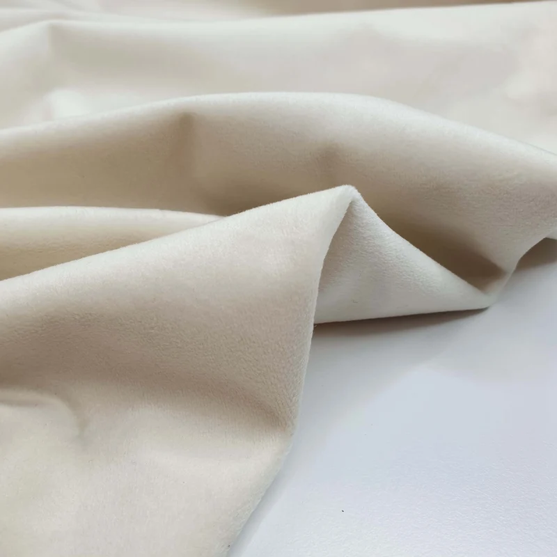 Velluto Liscio H 150 cm - PANNA
