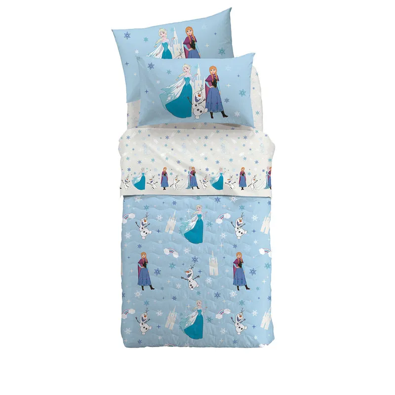 Copriletto Primaverile frozen star in Cotone 90 gr/mq