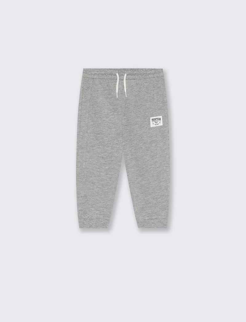 Pantafitness Pantaloni in felpa con tagli - Grigio mel.