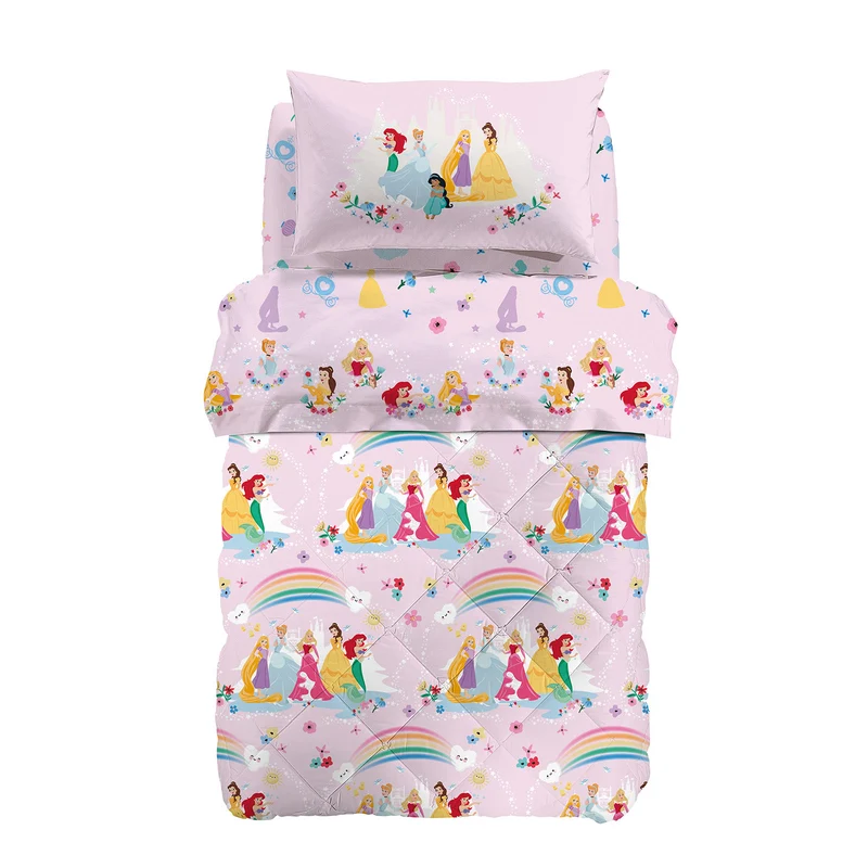 Trapunta princess flowers in Cotone 300 gr/mq