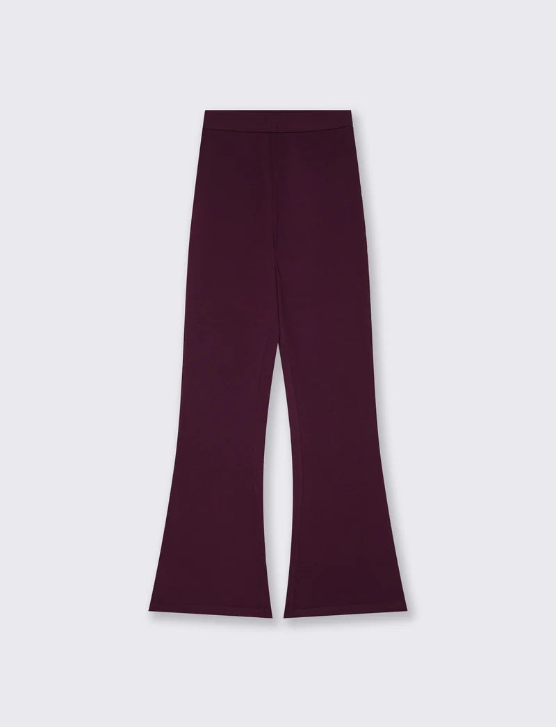 Fuseaux flare: stile e comfort unici - Bordeaux