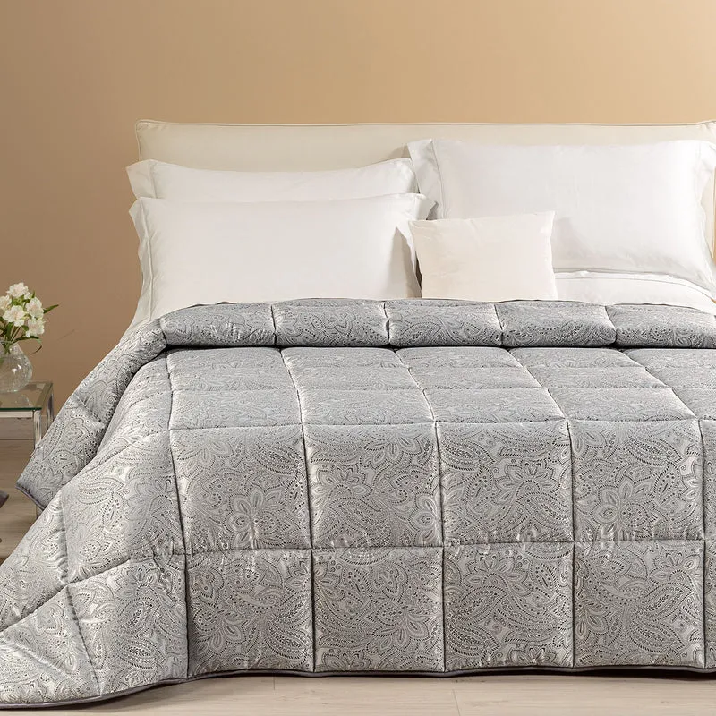 Trapunta dorata Barocco in Raso Jacquard 300 gr/mq