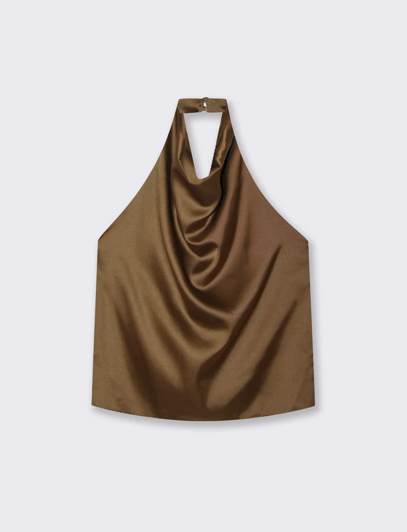 TOP HALTERNECK - Moro
