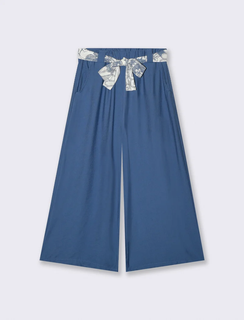 PANTALONE COULOTTE - Denim